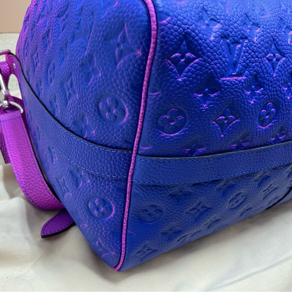 Louis Vuitton Pink and Purple Keepall Travel Bag - Picture 12 of 12
